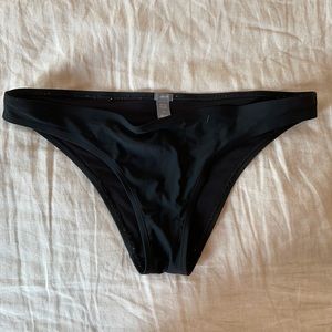 Black bikini bottoms